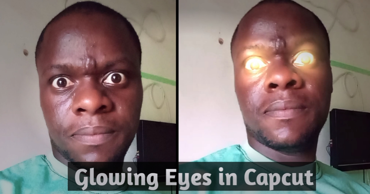 How to edit glowing eyes in Capcut