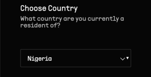 Select country in Satoshi