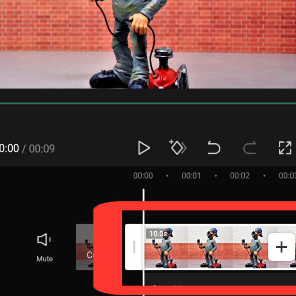 Adjust the video timeline